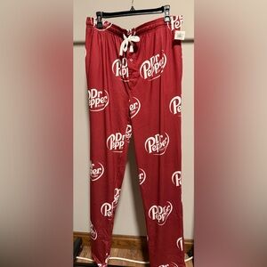 Dr Pepper Men's Burgundy sleep pants